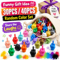 30pcs 40pcs Mini Hand Gesture Figurines Random Color 3D Printed Funny Desk