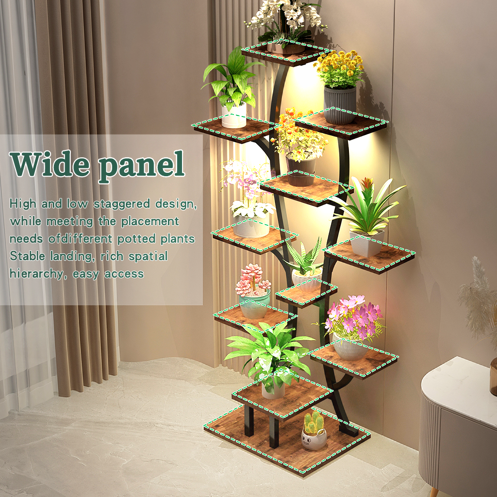 vase shape plant stand indoor in use lifestyle
