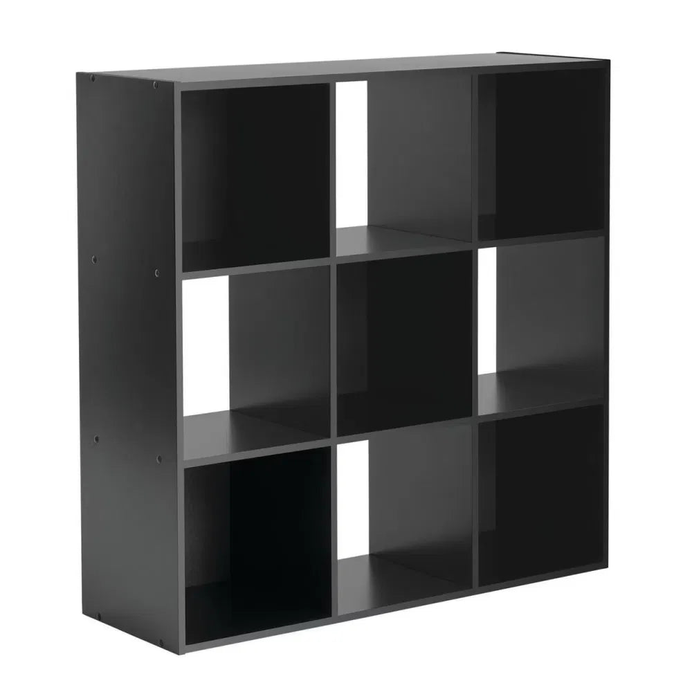 cube storage organizer black fabric detail and structure