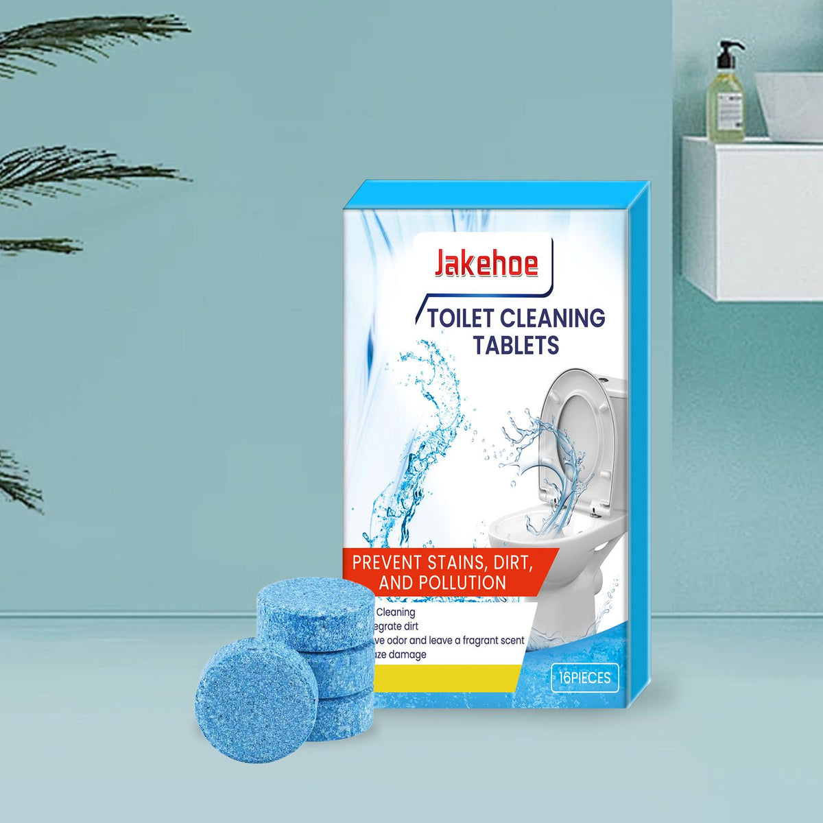 jakehoe toilet bowl cleaning tablets in use lifestyle