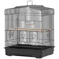 23" Bird Cage Finches Canaries Parrot Cage with Doors Perches 2 Feeder Pet