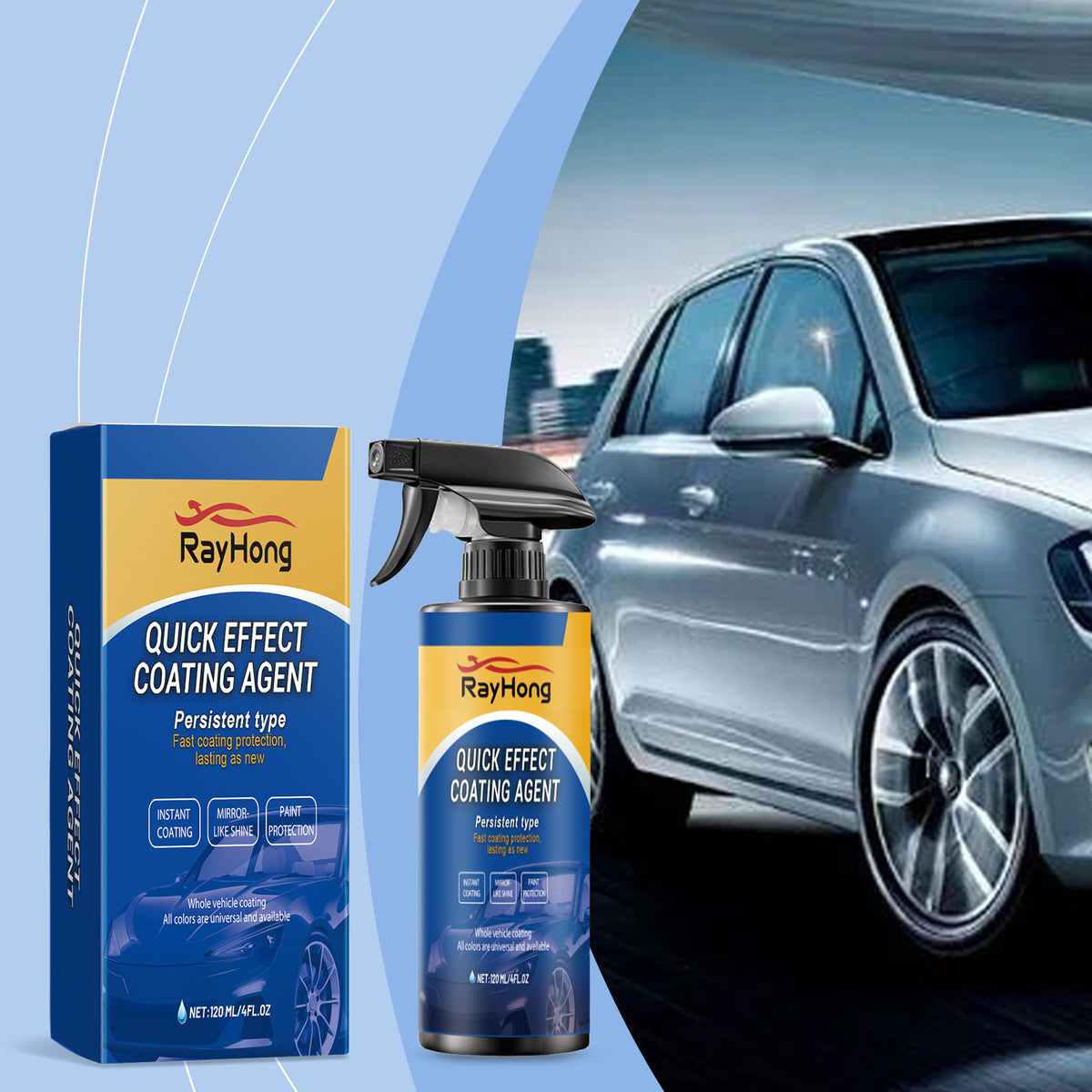 Coating Spray Car Care Restoration Paint Wax Sealant Glaze - Image 2