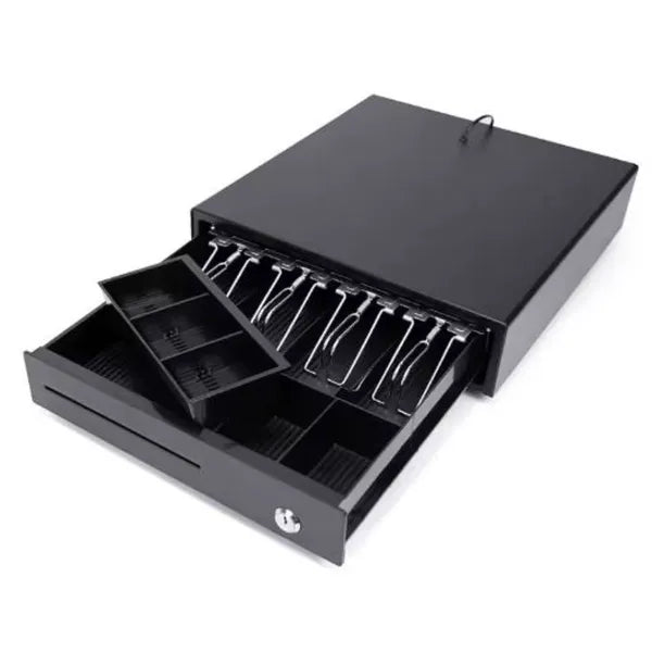 Electrically Opening Cash Drawer Space Saving Money Drawer With Coin & - Image 3