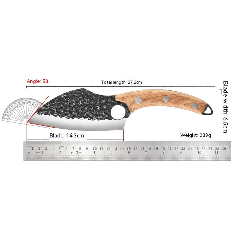 Forged High Carbon Steel Outdoor Bending Knife - Image 2