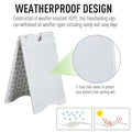 22"x28" Plastic Folding A Frame Outdoor Advertising Board