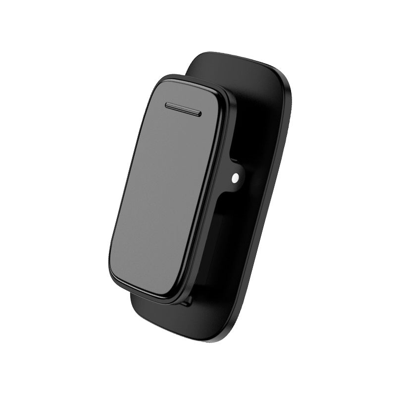 Compact sunglasses holder for car sun visor