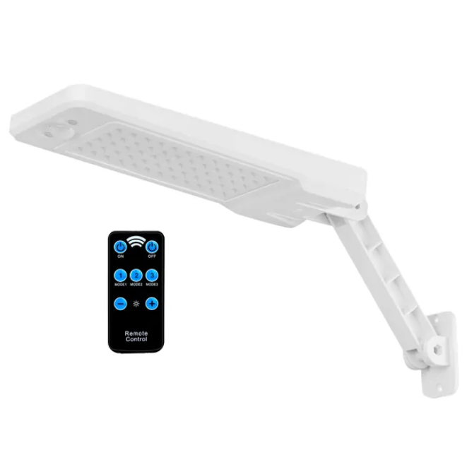 Outdoor 60LED Motion Sensor Remote Control Solar Wall Light