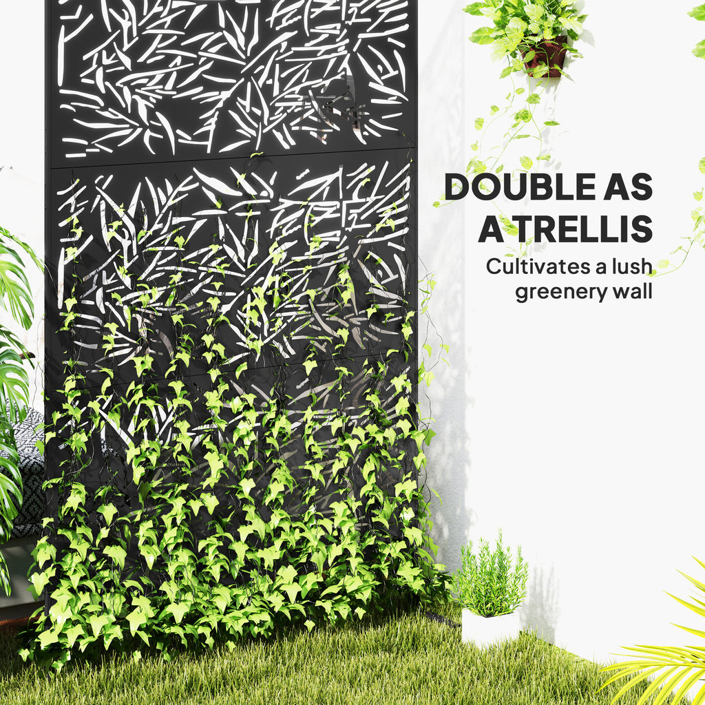 Decorative Privacy Fence Screen Metal Outdoor Climbing Plant Trellis - Additional Product View 8