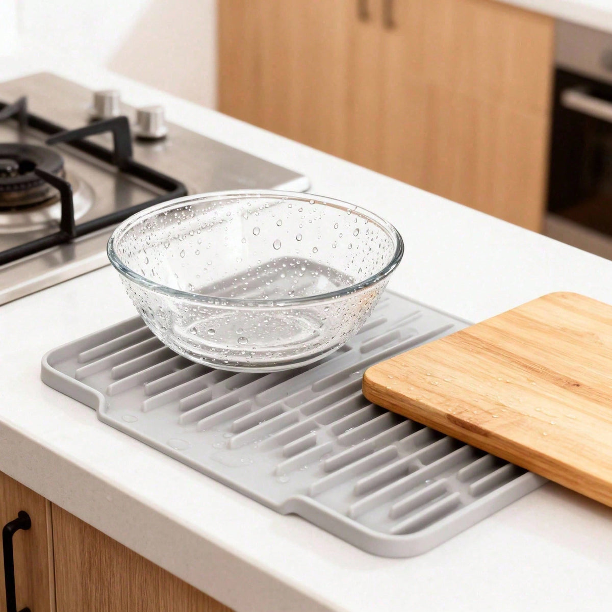 large silicone dish drying mat