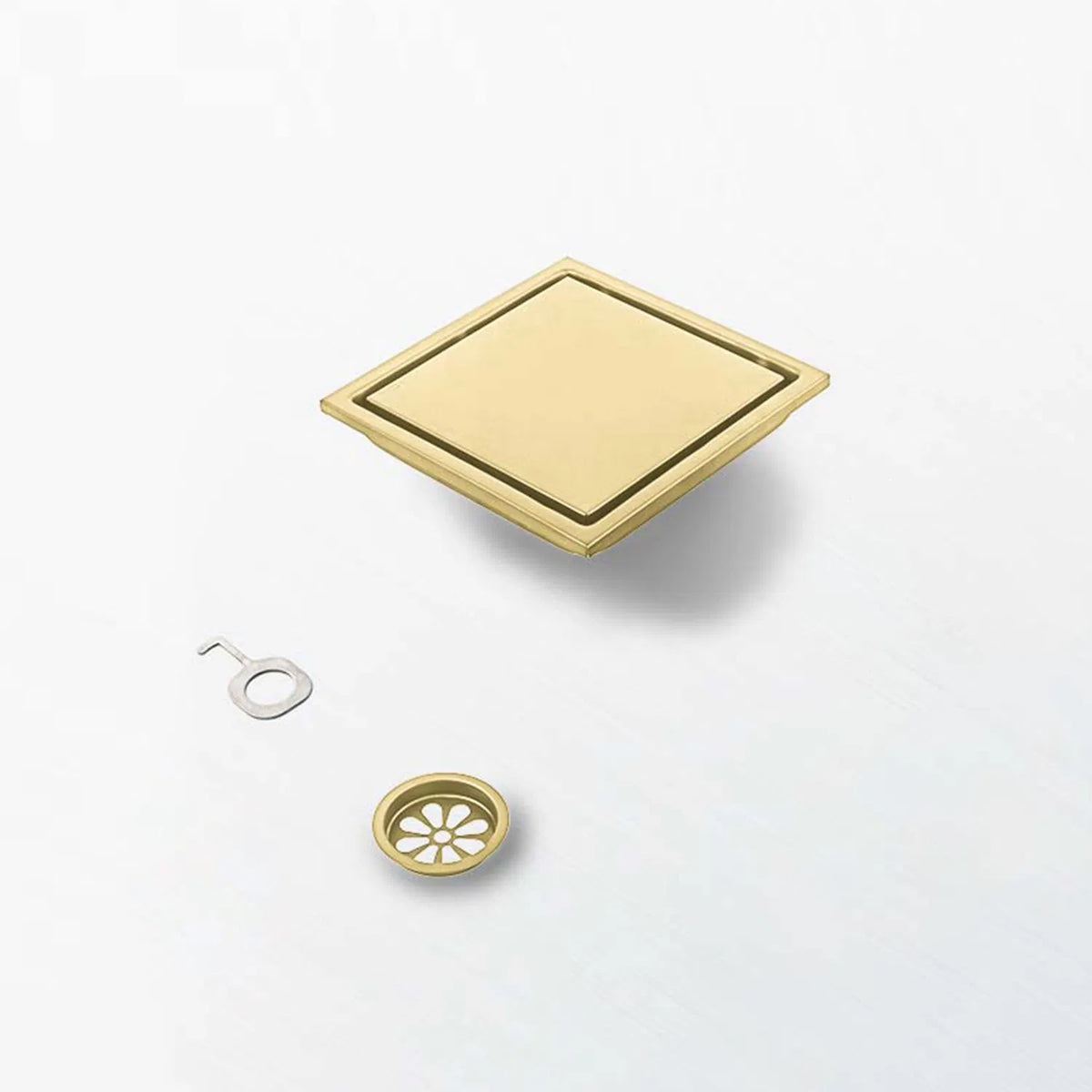 6 Inch Square Shower Floor Drain - Image 2