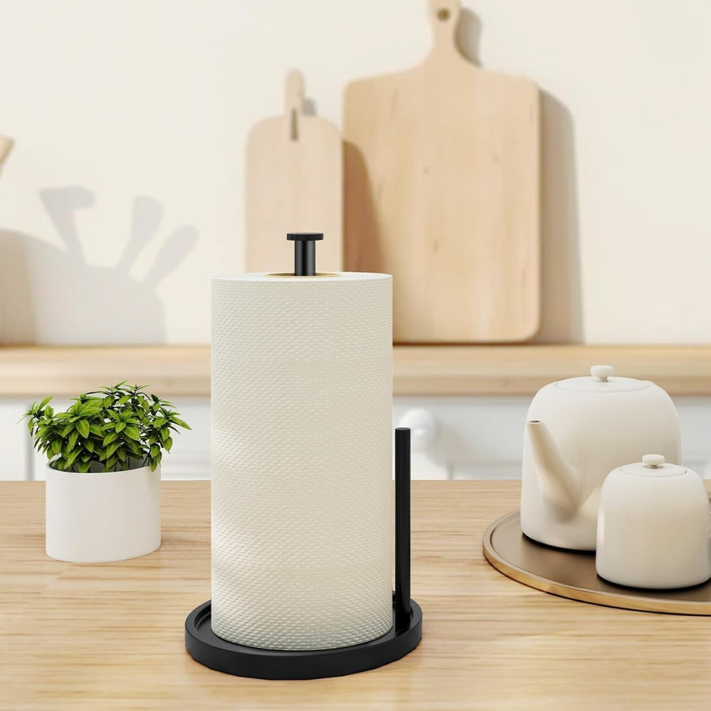 Paper Towel Holder Countertop Standing Roll With Anti Slip Weighted Base - Additional Product View 6