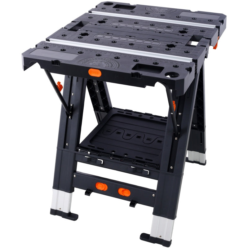 Portable Folding Workbench Sawhorse And Workbench In One Heavy duty - Image 8