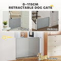 Retractable Pet Safety Barrier Gate Flexible and Extensible for Stairways