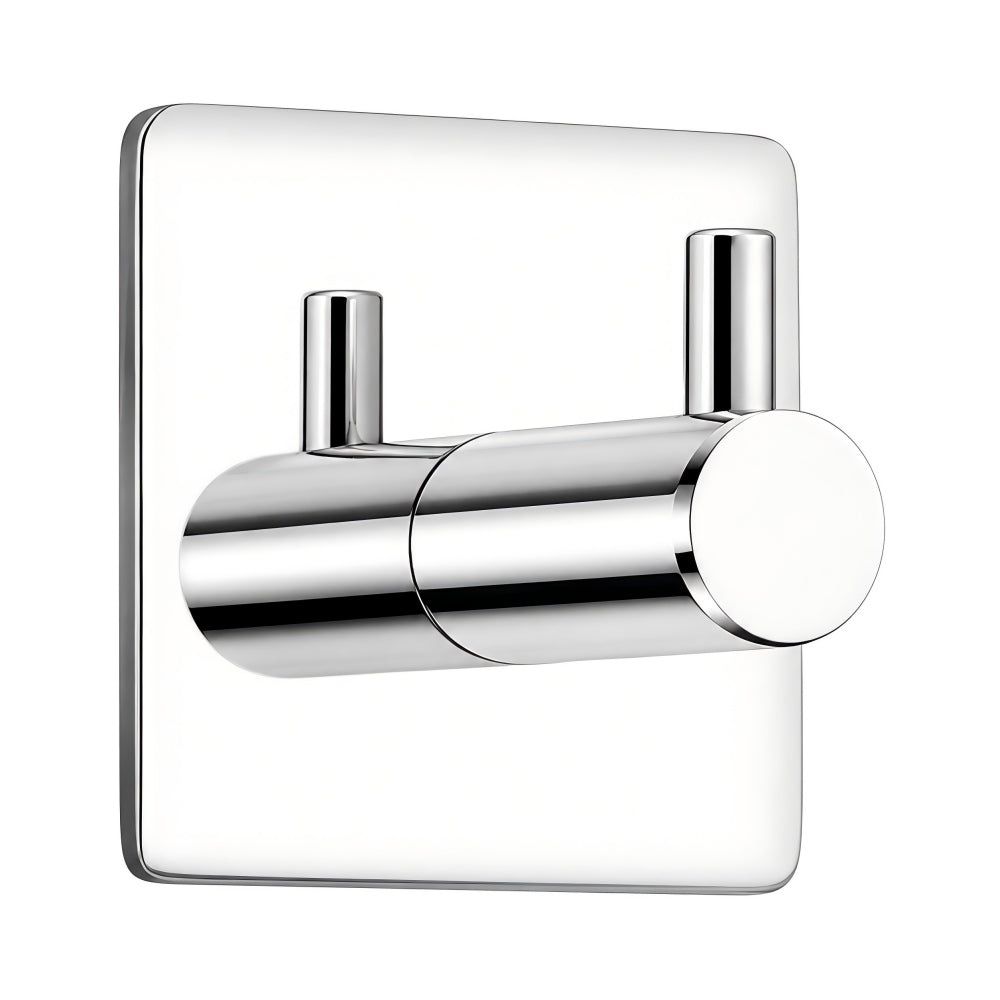 2pcs adhesive towel hook square packaging and components