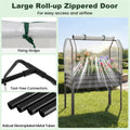 3 in 1 Metal Raised Garden Bed with Mini Greenhouse Cover Elevated Planter Box