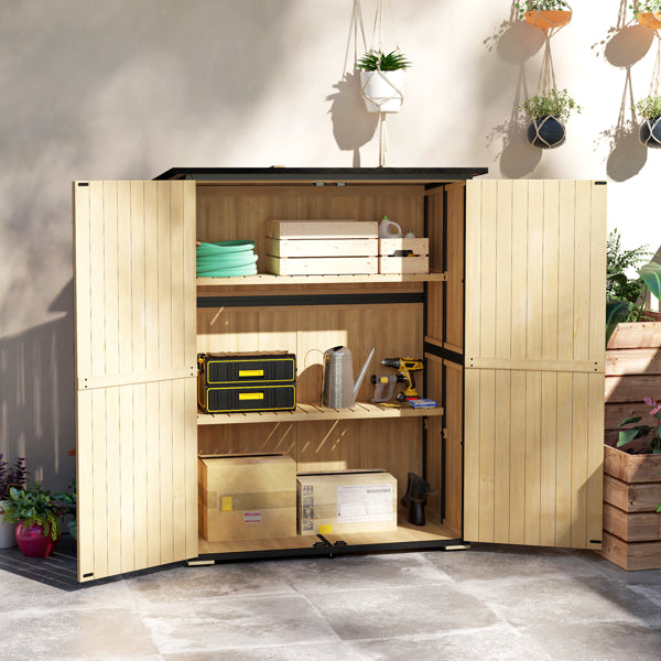 Outdoor Garden Storage Shed Tool House - Image 2