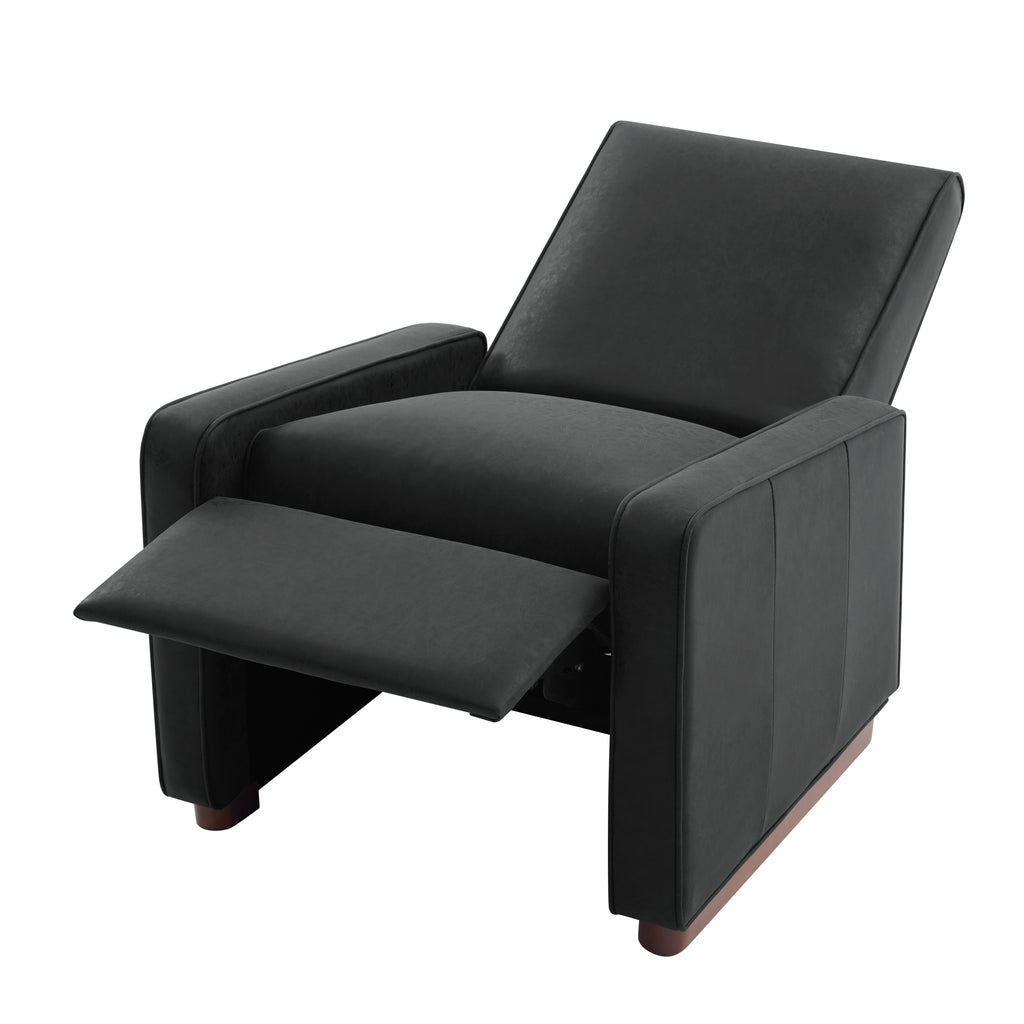 Modern Manual Recliner Chair PU Upholstered 2 Position Recliner with 160° - Image 4