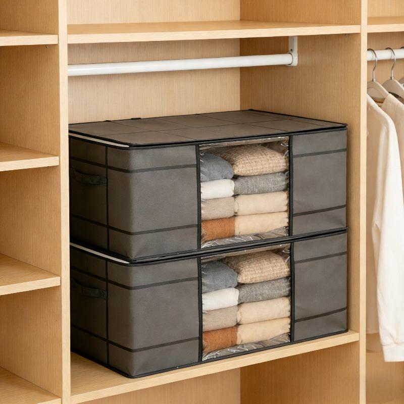 Clothing Storage Bag Set Large Capacity Foldable Dustproof Moisture