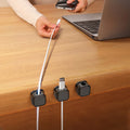 6 Pack Magnetic Cable Clips Magnetic Cord Organizer Adhesive Wire Holder For