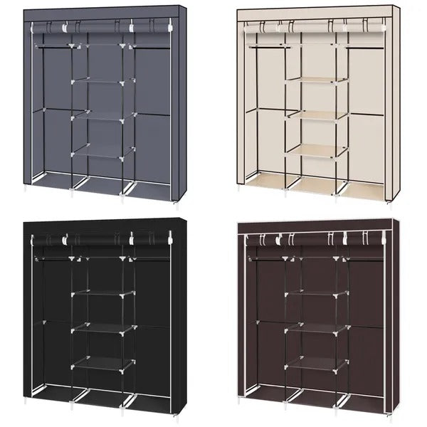 portable clothes closet non woven dimensions and features