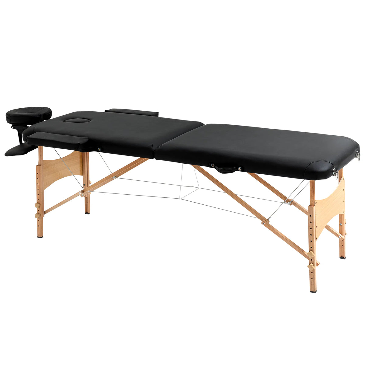 Professional 72" Portable Massage Table Adjustable Height Foldable Facial Spa - Image 5