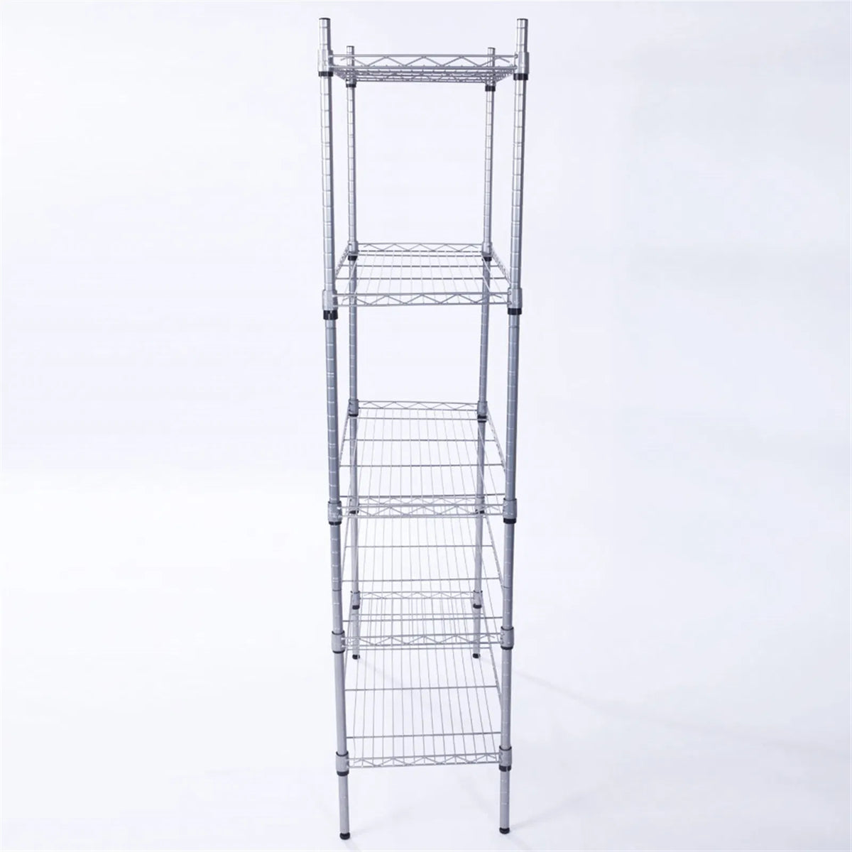 5-shelf adjustable heavy duty storage detail and structure
