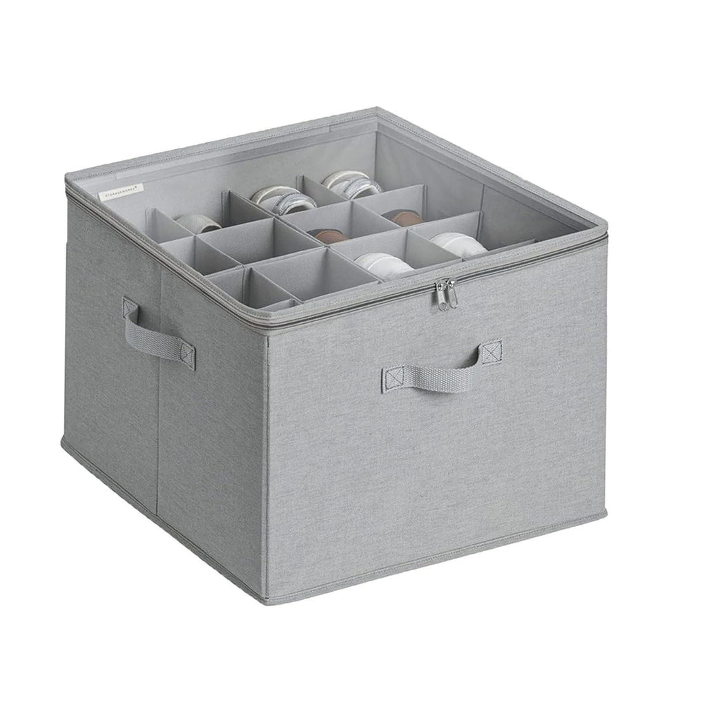 foldable fabric underbed shoe storage product angle 7