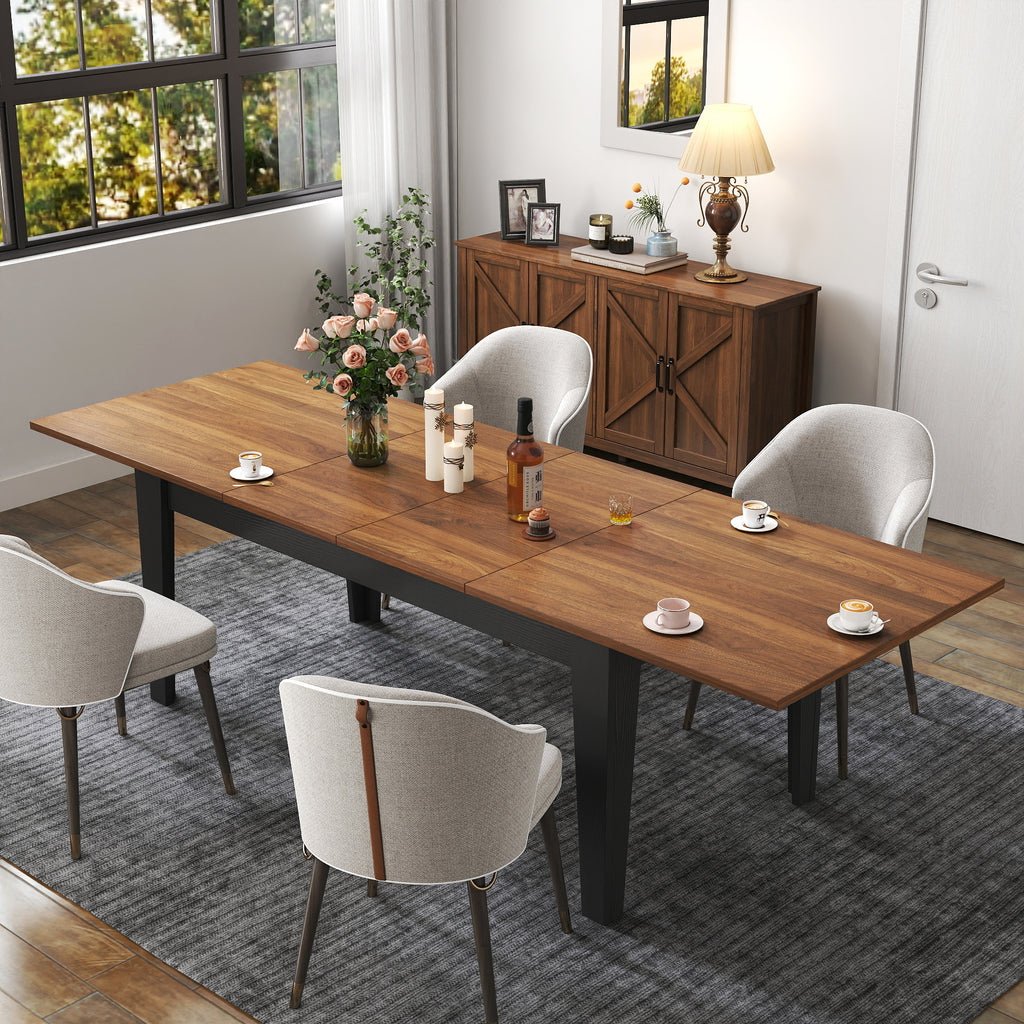 106-Inch Extendable Walnut Dining Table