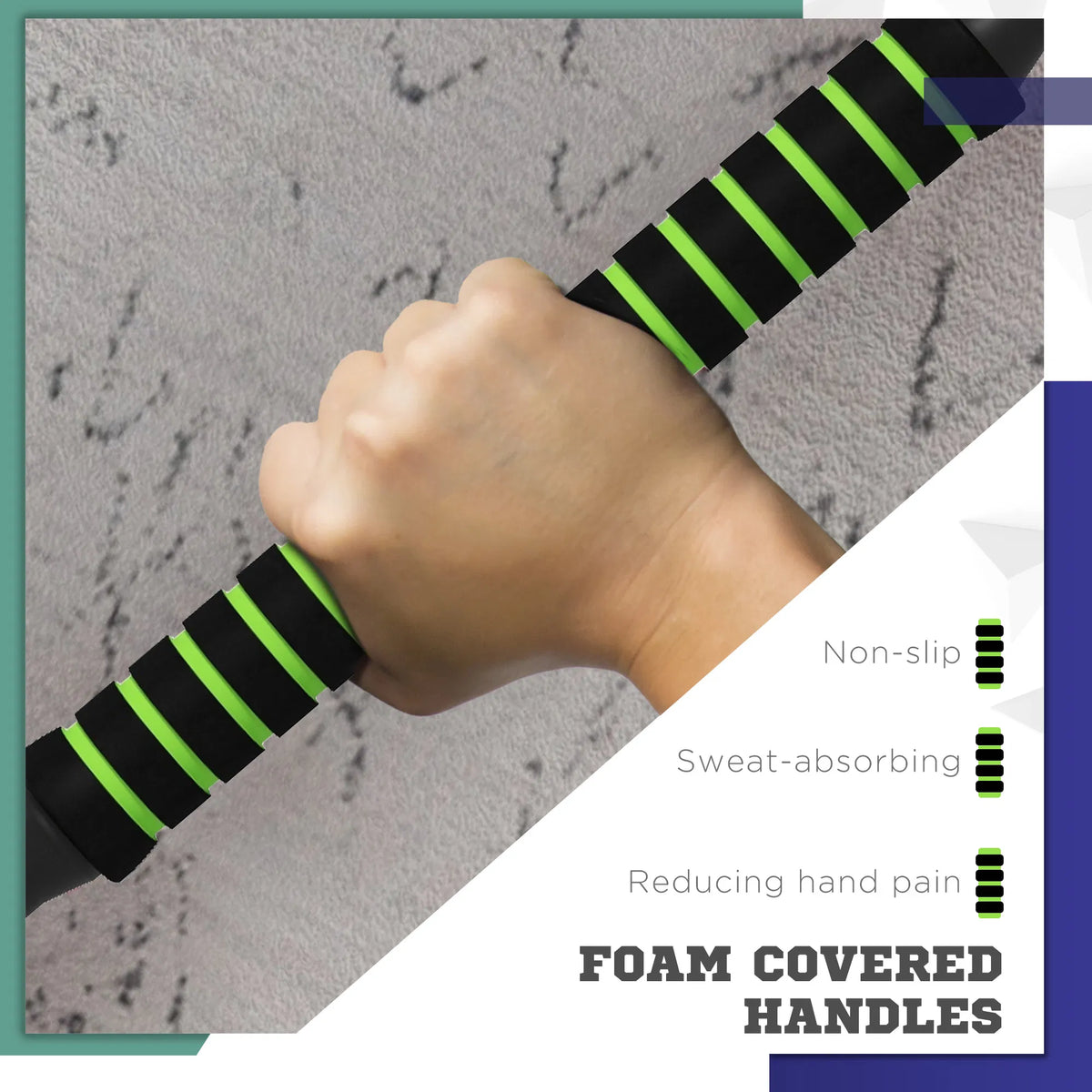 88lbs 4 in 1 Adjustable Weight Dumbbell Set Barbell Kettlebell Push Up - Image 4