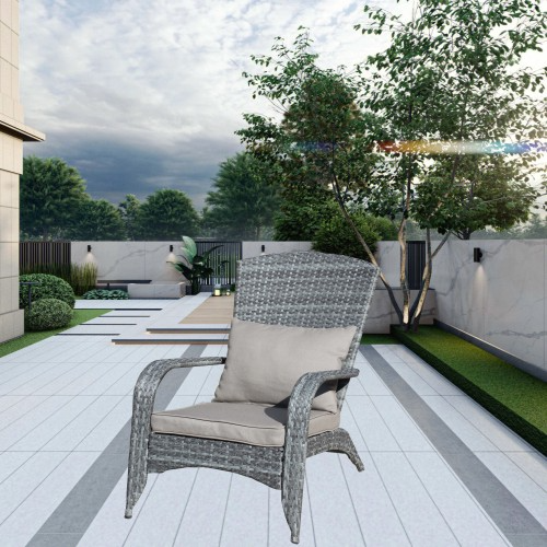 Outdoor Patio Chair with Cushions