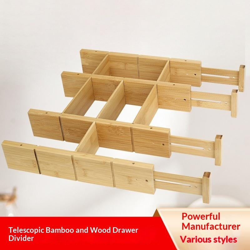 adjustable bamboo drawer dividers