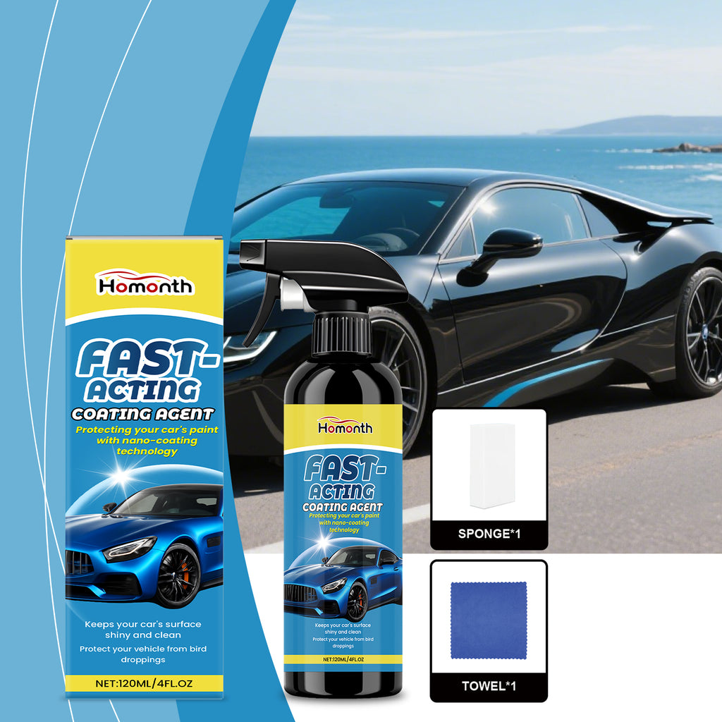 Car Coating Spray Kit Paint Mirror Protection Restoration Sealant Set - Image 2