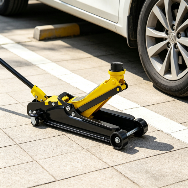 2.5 Ton Low Profile Floor Jack 3.35inch 14.96inch Lifting Range - Image 4
