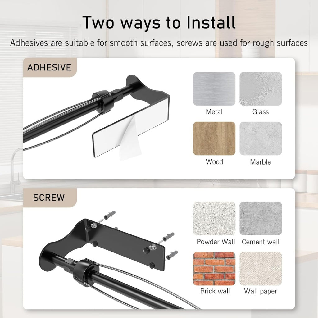 black under cabinet paper towel product angle 7