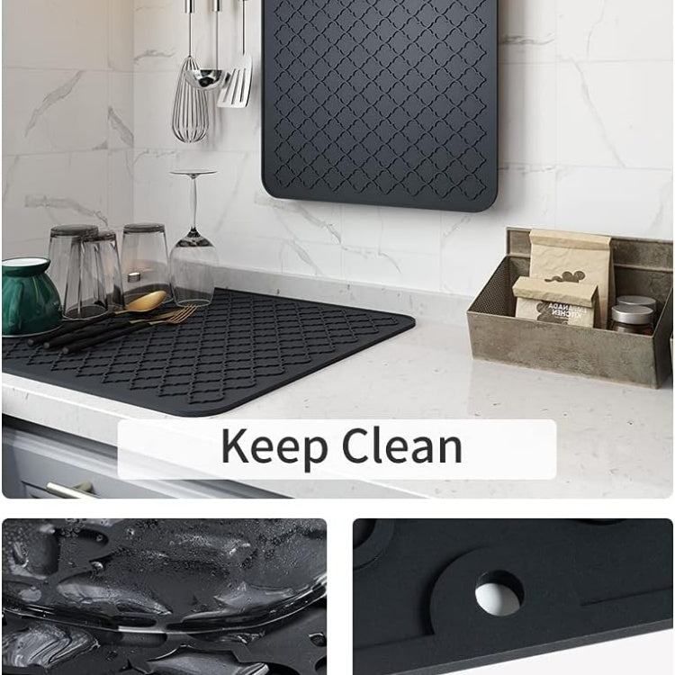 dish drying mats for kitchen in use lifestyle