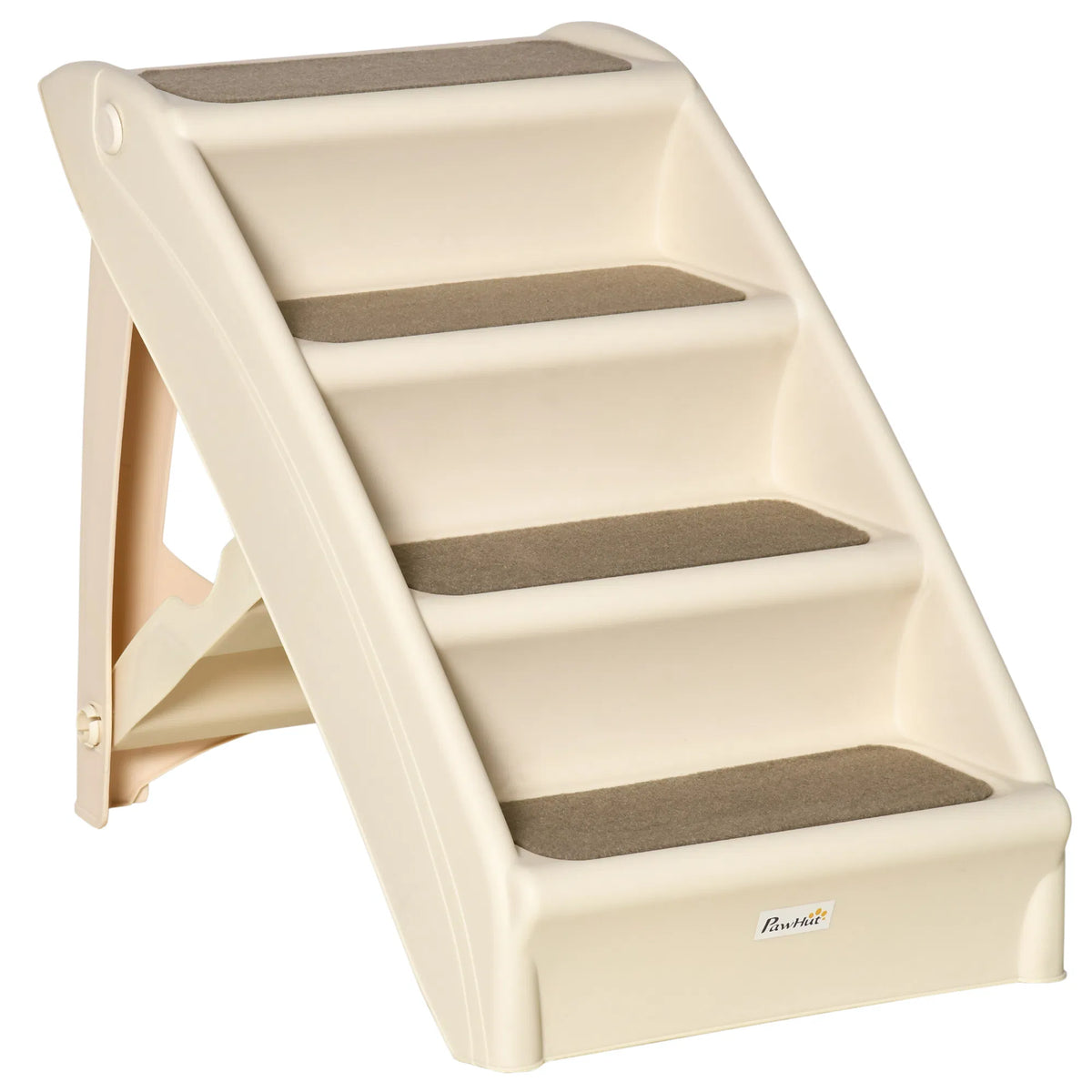 4 Level Portable Dog Stairs Foldable Dog Steps for Small Dogs Lightweight Cat - Image 3
