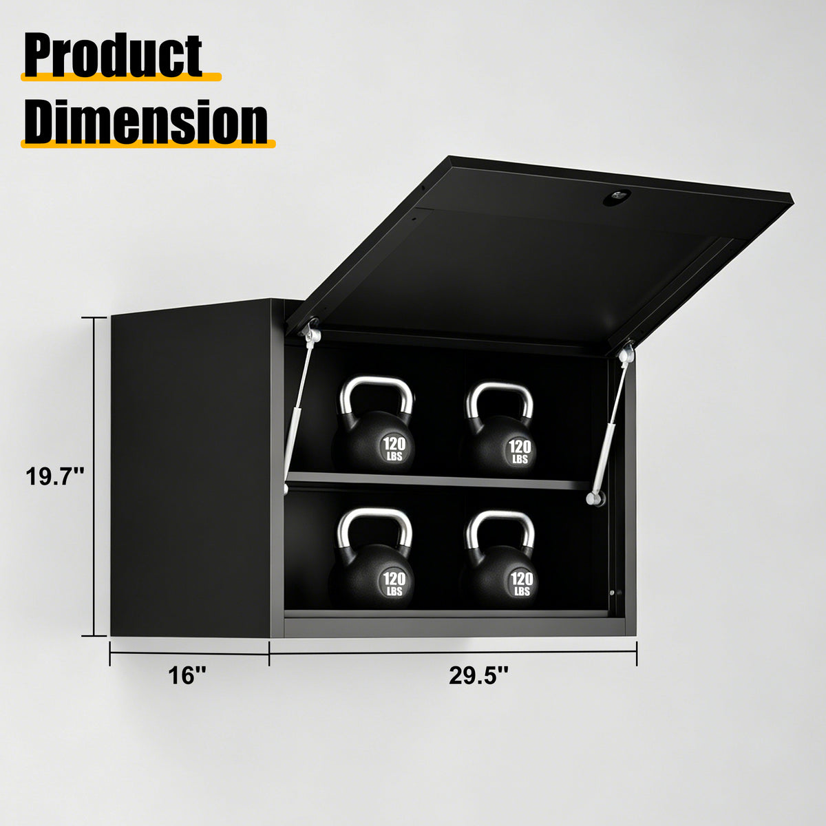 heavy duty metal wall mounted dimensions and features