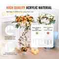 10PCS 23.6inch High Wedding Flower Stand With Acrylic Laminate Acrylic Vase