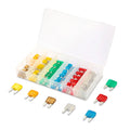 120Pcs Mini Auto Blade Fuse Set Assorted Standard Blade Fuse Kit 5A 7.5A 10A