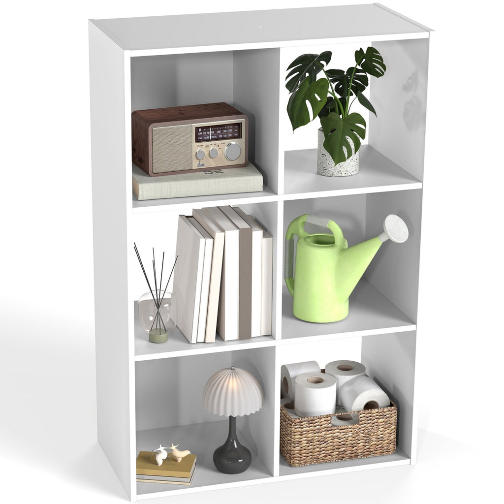cube storage organizer open bookshelf main view