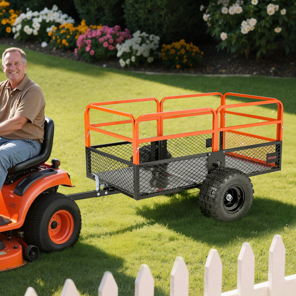 1800-lb steel dump trailer 28 cu ft product detail