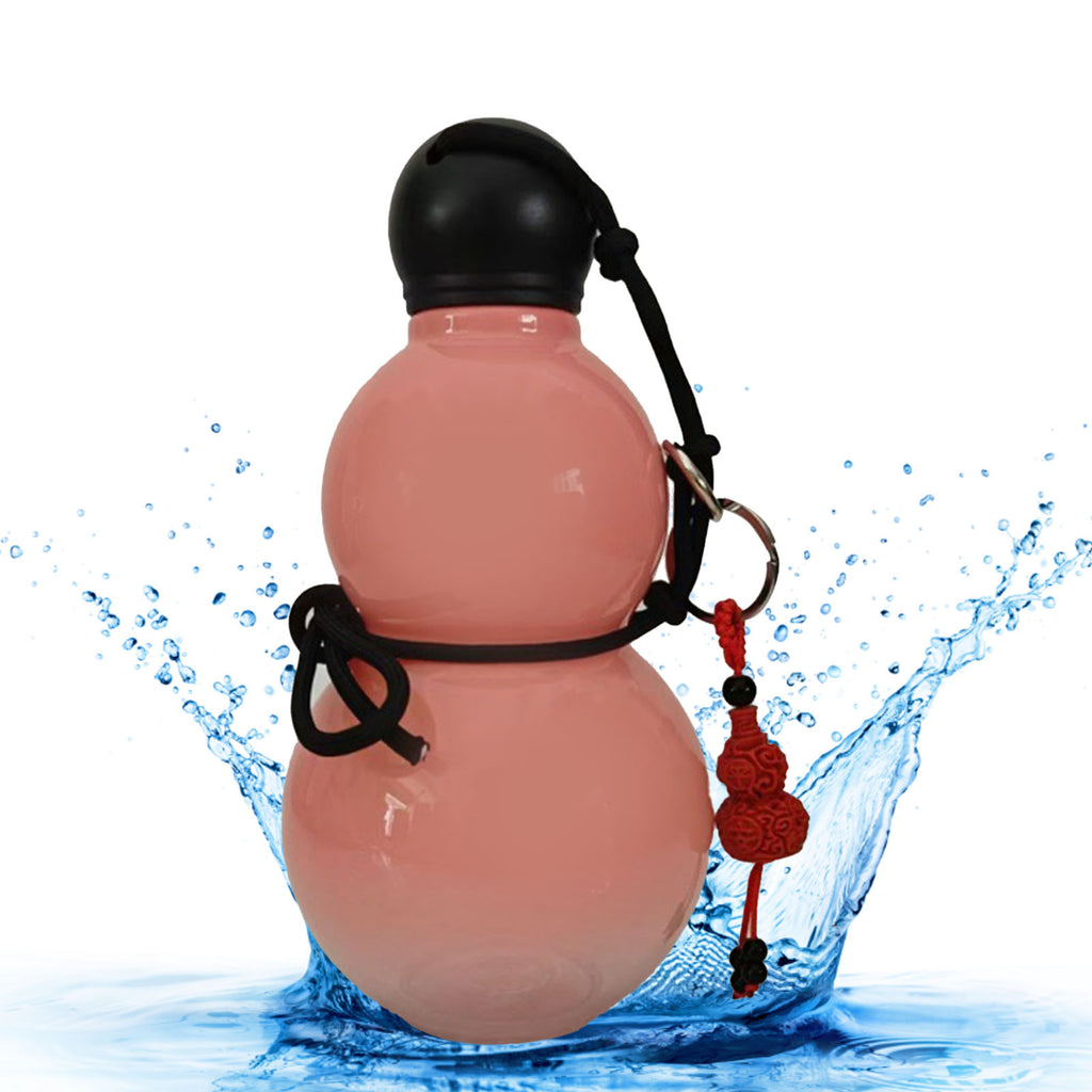 Gourd Style Water Bottle PC 800ml Insulated Chinese Retro Portable Sports Water - Image 5