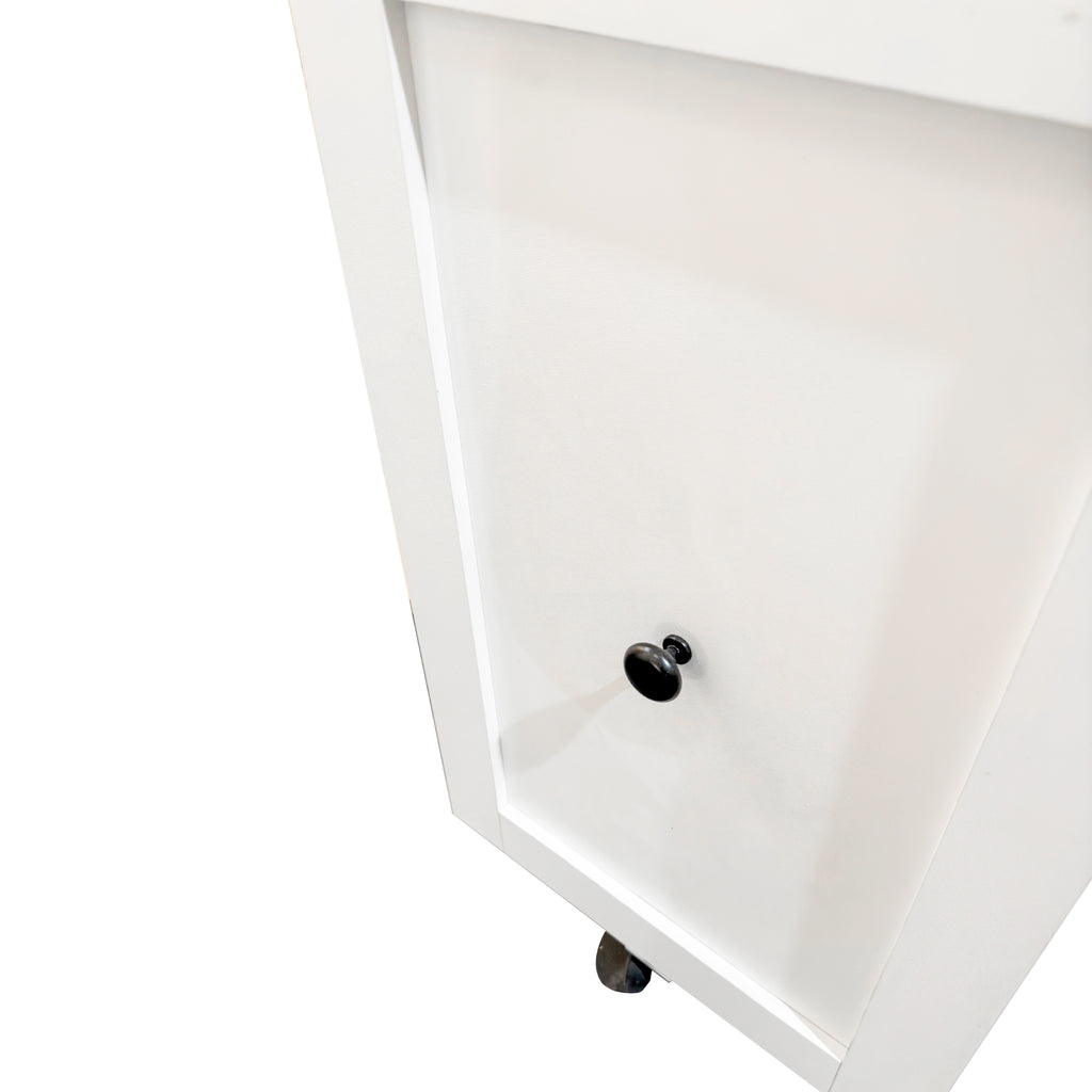 3-Tier Rolling Pantry Snack Storage Cabinet