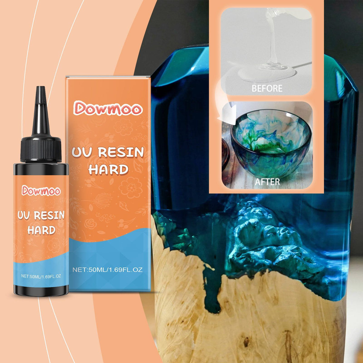 DOWMOO UV Curing Resin Glue 50 ml - Image 2