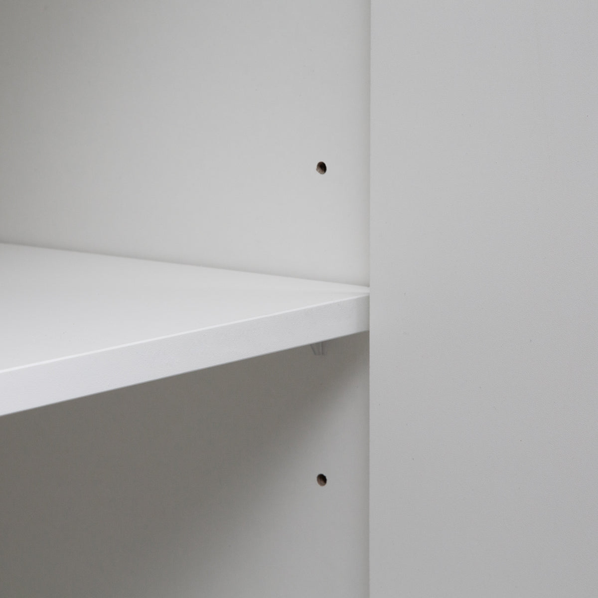 White Modern Fluted Buffet Cabinet
