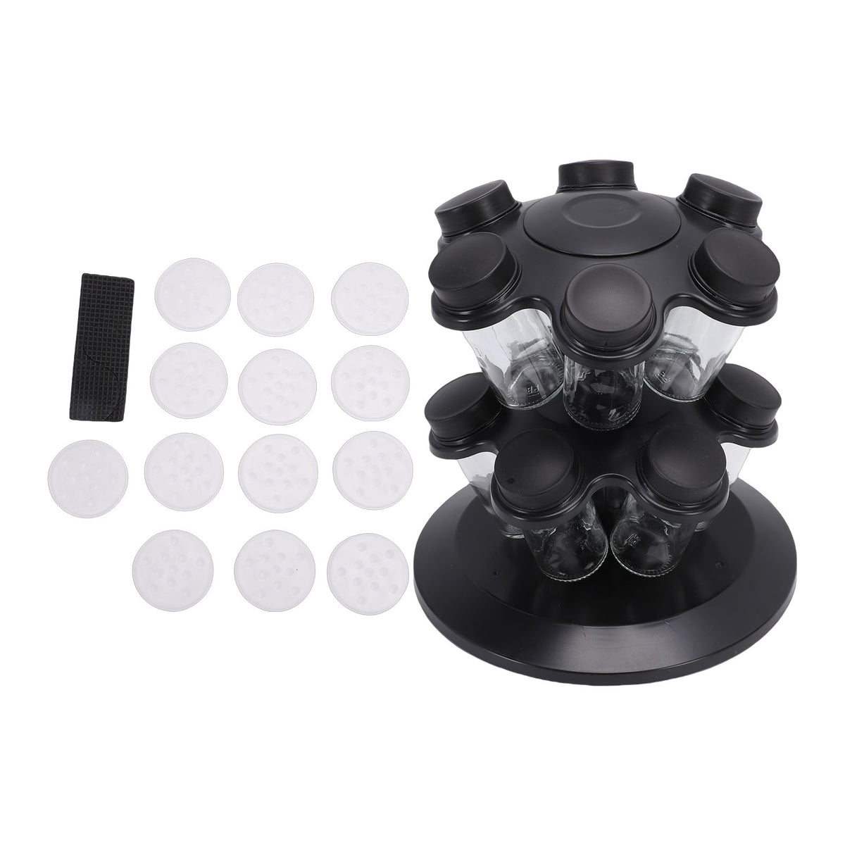 revolving countertop seasoning bottle rack product angle 6