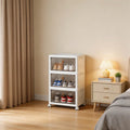 dustproof clear plastic shoe storage main view