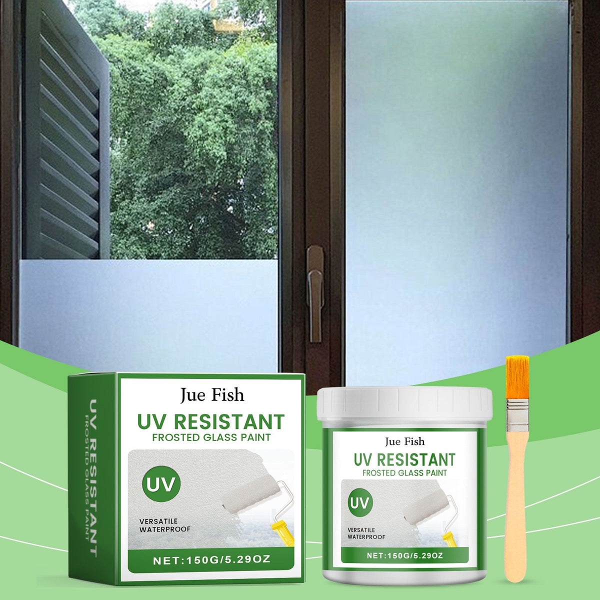 JUE FISH Frosted Glass Paint Kit 1set Kit