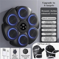 Unisex Smart Bluetooth Music Boxing Machine Wall Mount Punch Trainer With