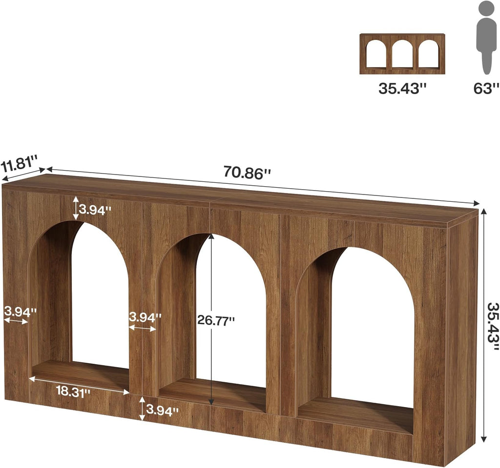 Classic Arched Entryway Console Table